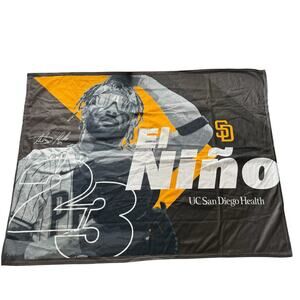 San Diego Padres Fernando‎ Tatis Jr. #23 El Nino Blanket Petco Park MLB Baseball